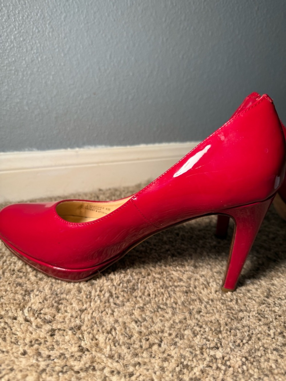Cole Haan NikeAir Red Patent Pumps